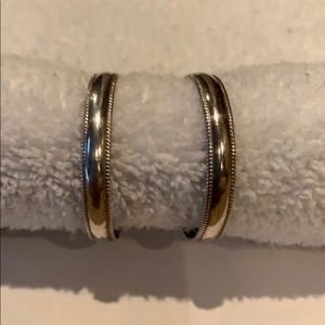 Silver earrings